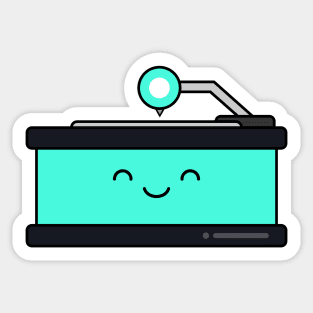 Record Player Sticker